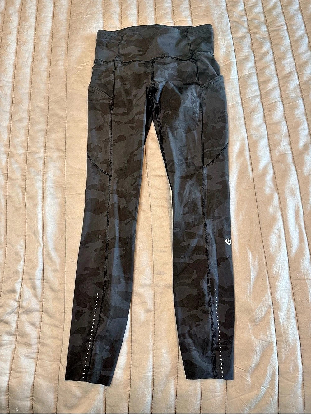 lululemon Camo Leggings Black & Brown Size 4